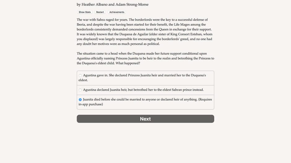 Affairs of the Court: Choice of Romance - Death to the Princess Screenshot