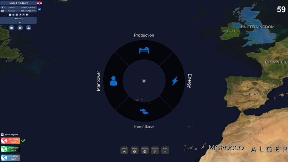World Warfare & Economic Screenshot
