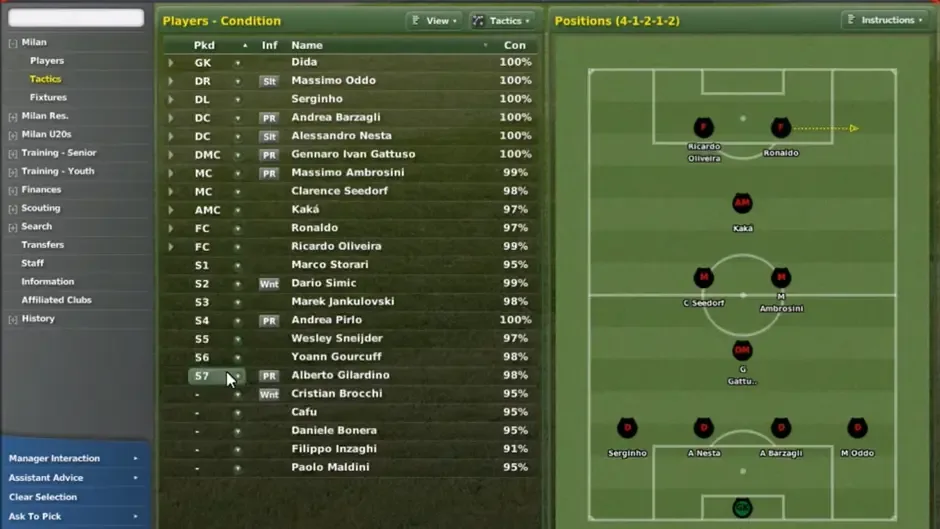Football Manager 2007, captura de tela 2