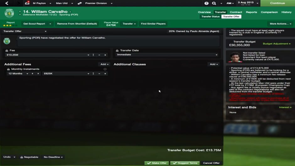 Football Manager 2014 Screenshot