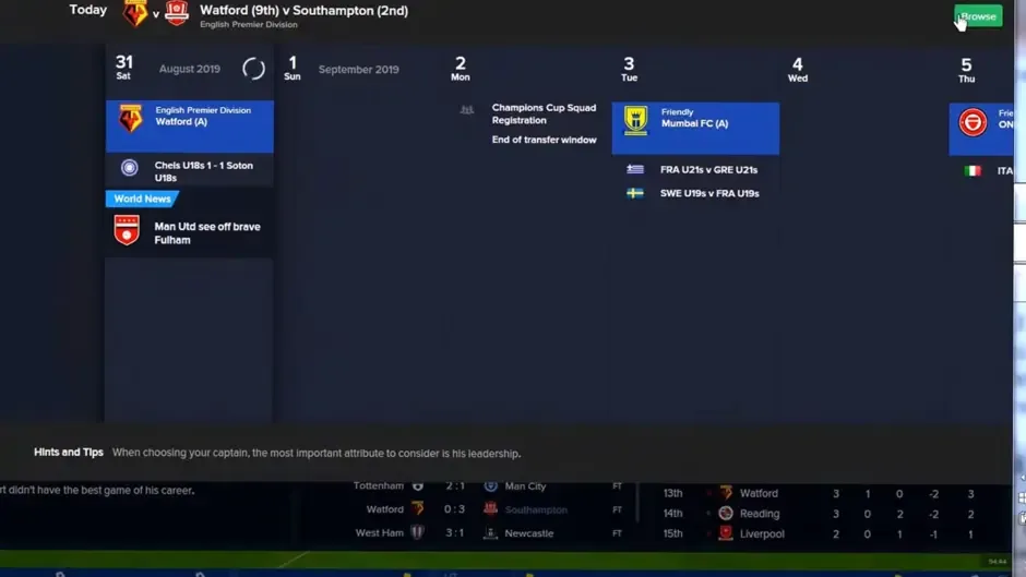 Football Manager 2015, captura de tela 3