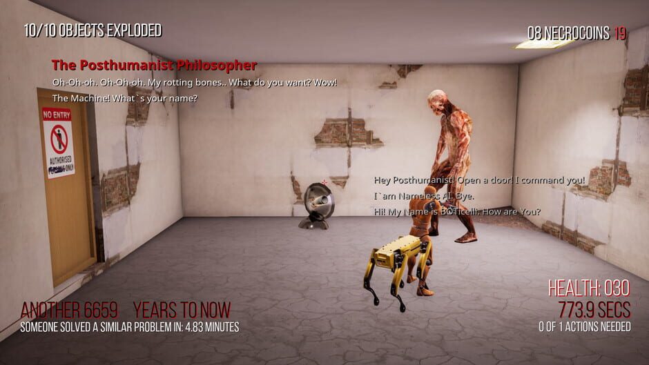 สกรีนช็อตจาก Sanatorium: Anthropocene Retreat (รูปที่ 5)