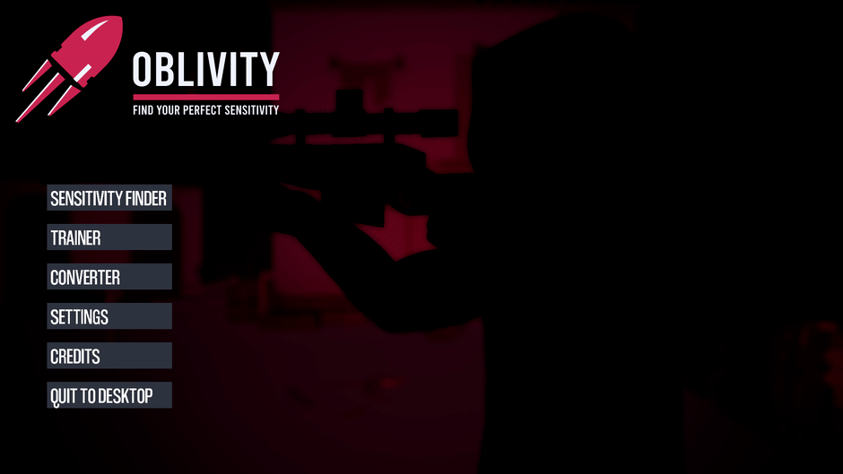 Oblivity: Find your perfect Sensitivity Screenshot
