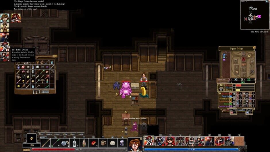 Dungeons of Dredmor: Conquest of the Wizardlands Screenshot