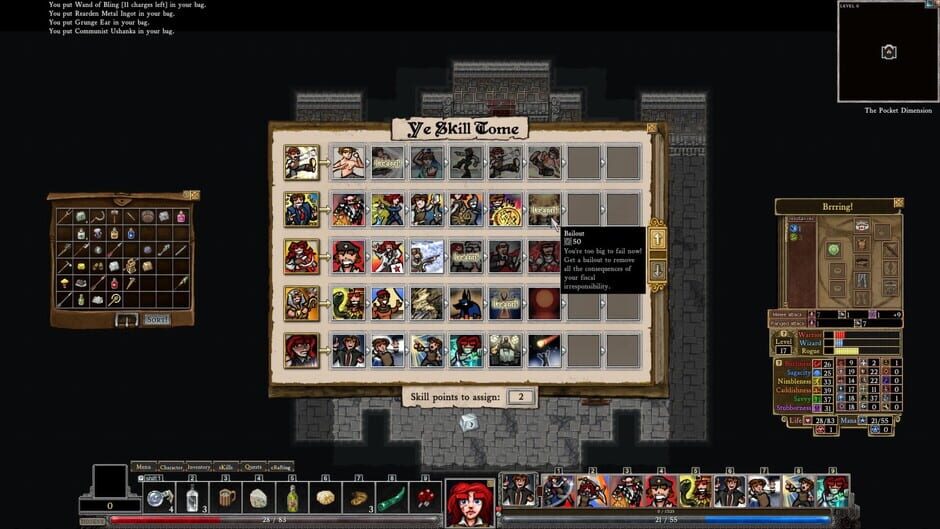 Dungeons of Dredmor: Conquest of the Wizardlands Screenshot