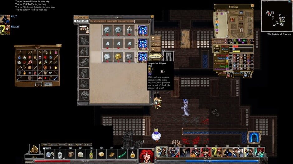 Dungeons of Dredmor: Conquest of the Wizardlands Screenshot