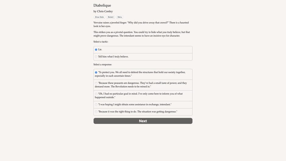 Revolution Diabolique Screenshot