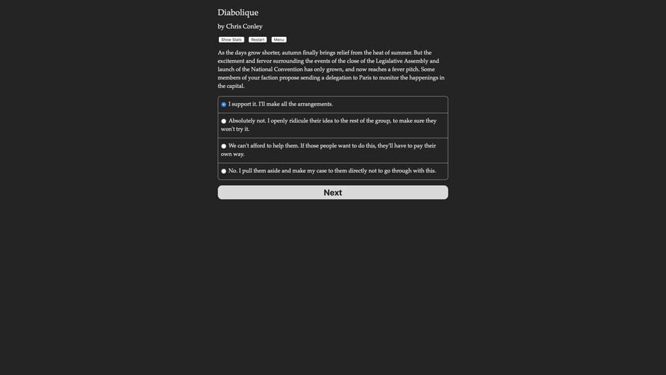 Revolution Diabolique Screenshot