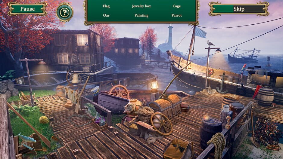 Detective Notes: Lighthouse Mystery Solitaire Screenshot