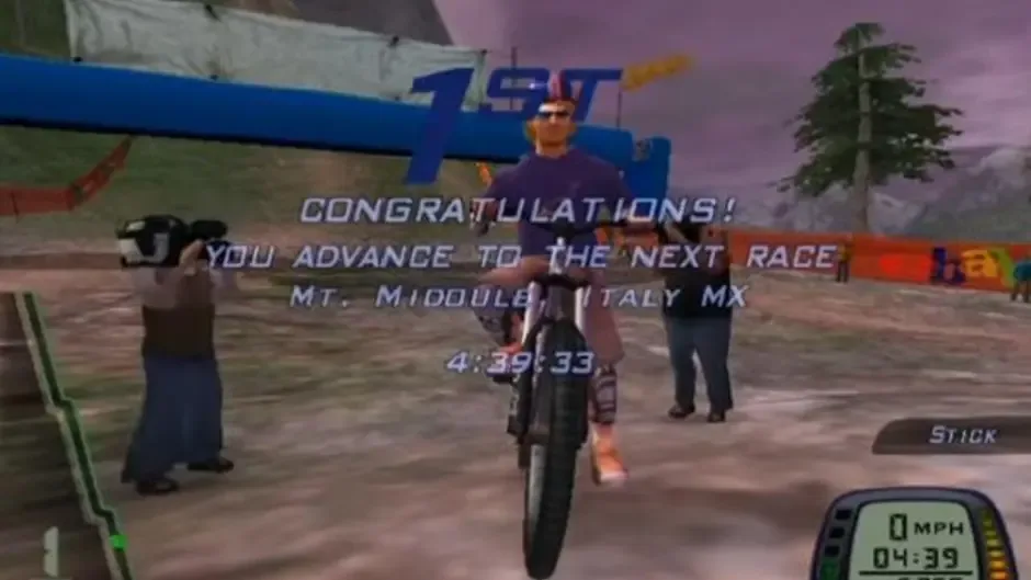 Downhill Domination, captura de tela 2