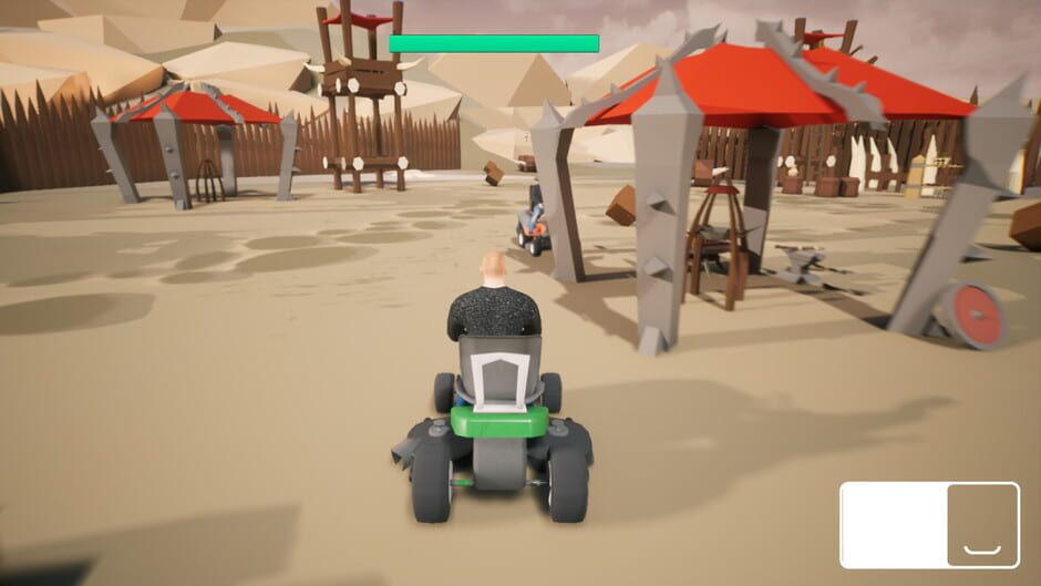 Lawnmower Game: Battle Screenshot