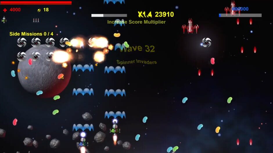 Spinner Invaders Screenshot