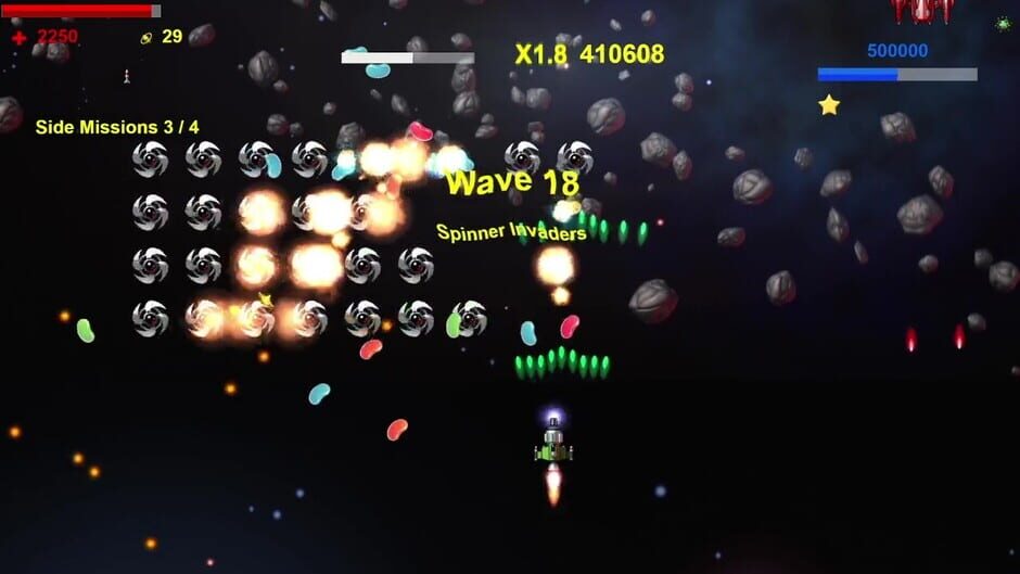 Spinner Invaders Screenshot