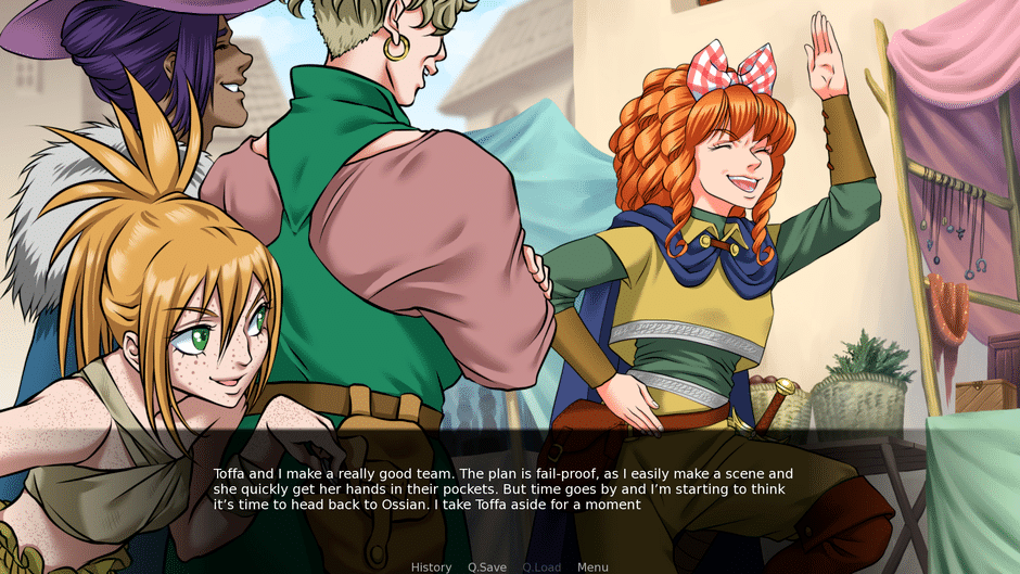 Sword Princess Amaltea: The Visual Novel Screenshot