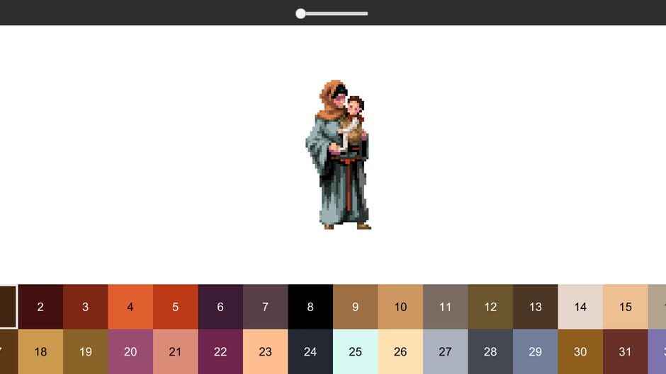Coloring Pixel: Fantasy Characters Screenshot