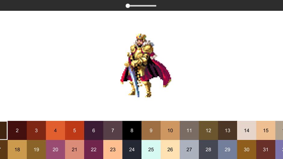 Coloring Pixel: Fantasy Characters Screenshot