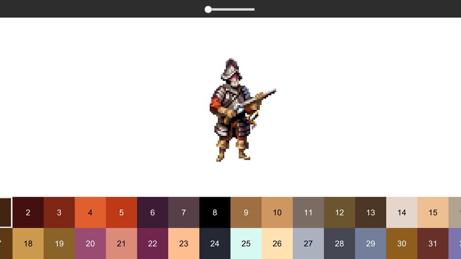 Coloring Pixel: Fantasy Characters Screenshot