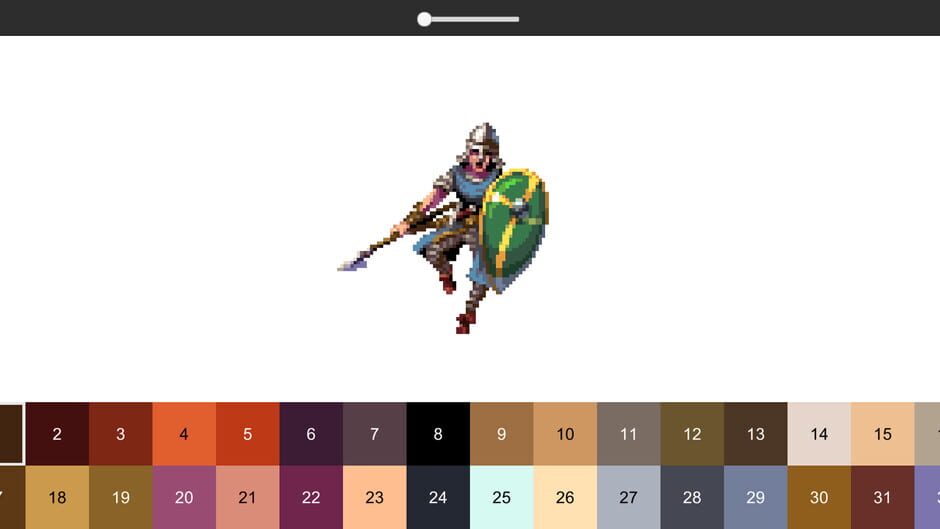 Coloring Pixel: Fantasy Characters Screenshot