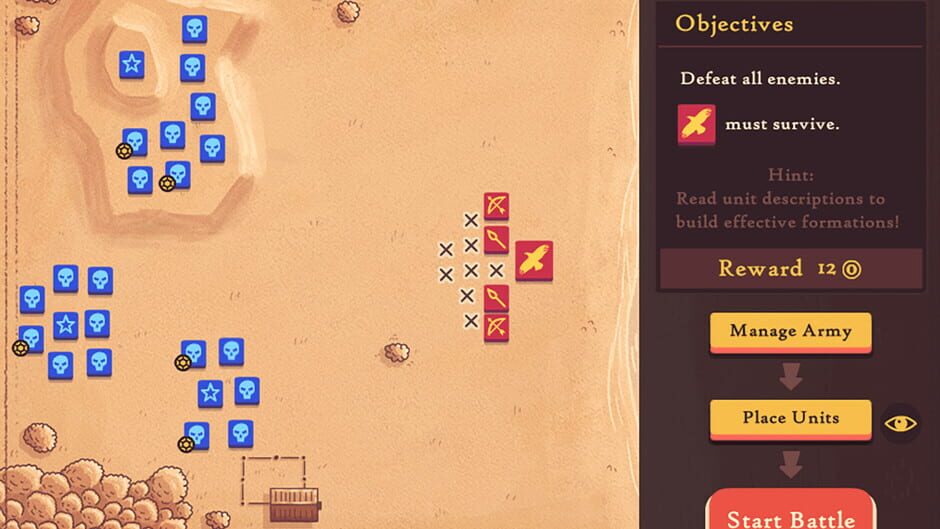 Winter Falling: Battle Tactics Screenshot