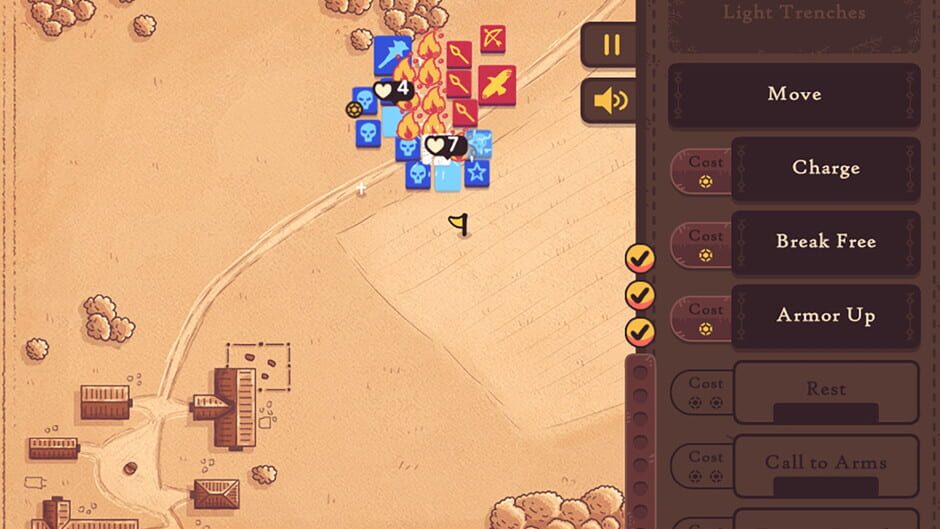 Winter Falling: Battle Tactics Screenshot