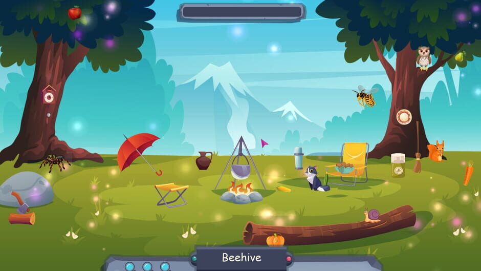Searching for objects in the forest screenshot