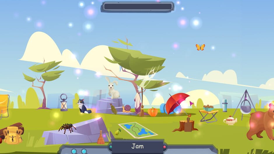 Searching for objects in the forest screenshot