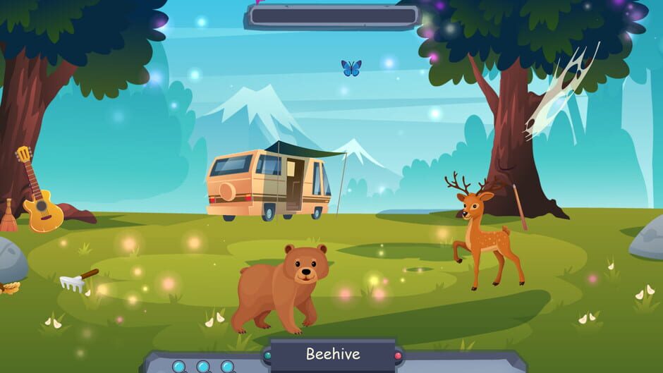 Searching for objects in the forest screenshot