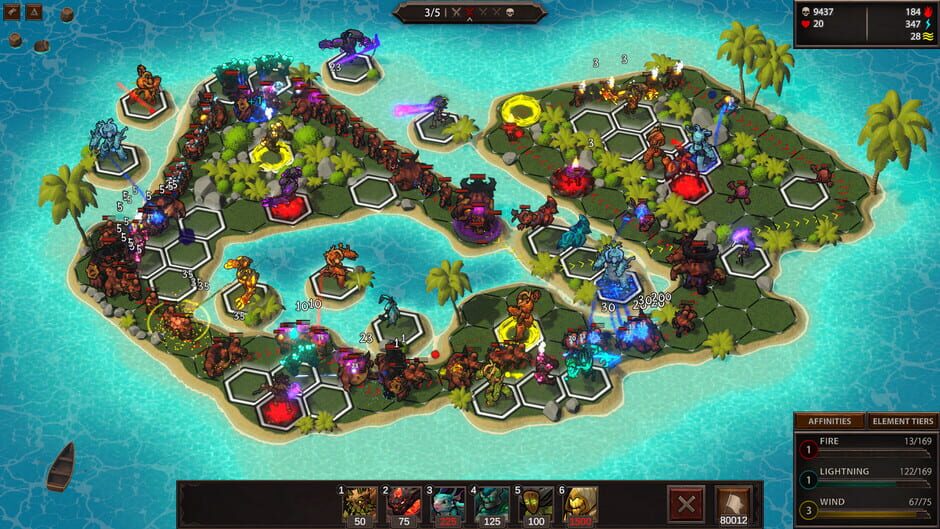 Spirits of the Hellements: TD Screenshot