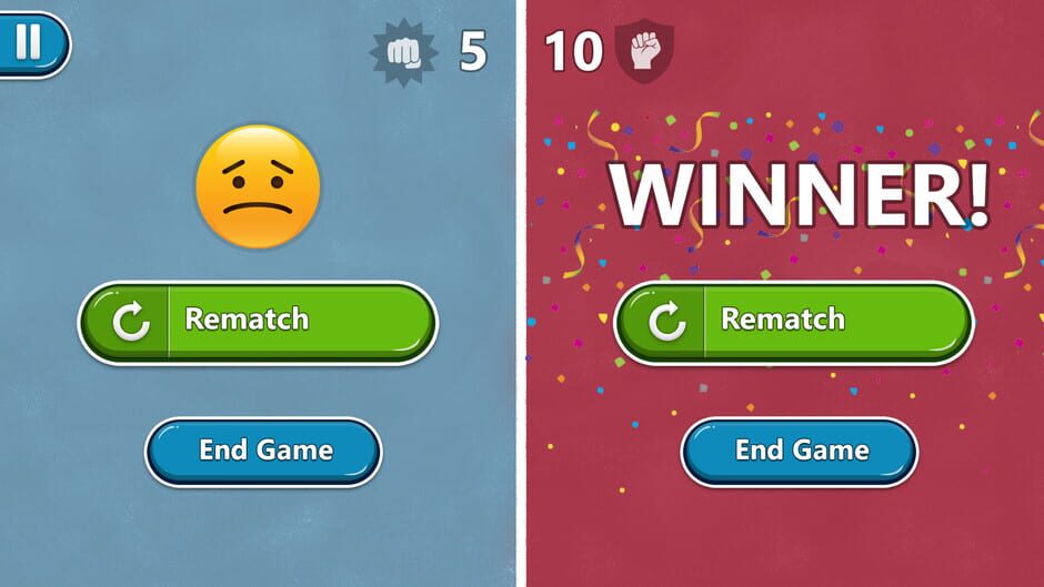 Red Hands: 2-Player Game Screenshot