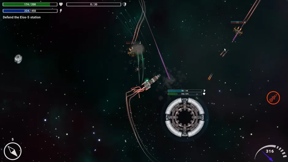 Кадър от Space Defender: Frontier Squadron