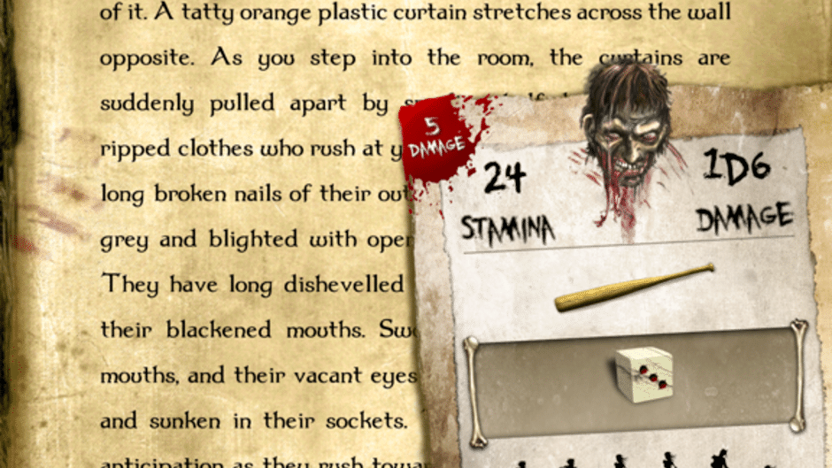 Fighting Fantasy: Blood of the Zombies Screenshot