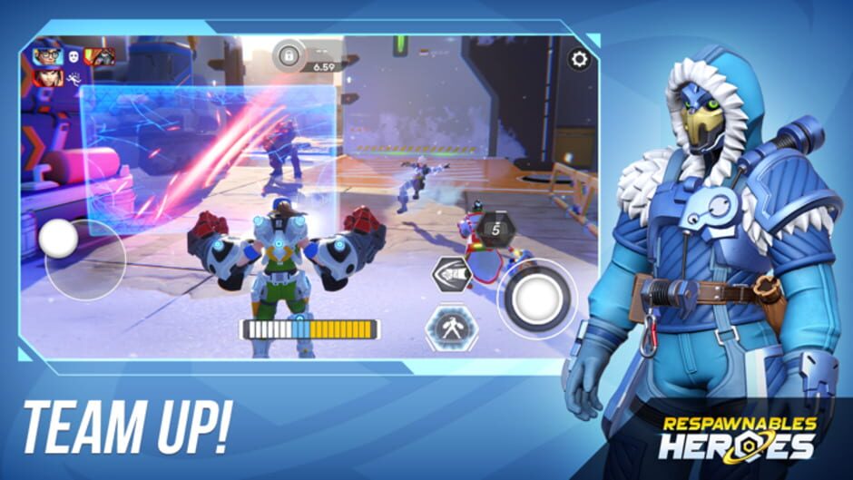 สกรีนช็อตจาก Respawnables Heroes (รูปที่ 2)
