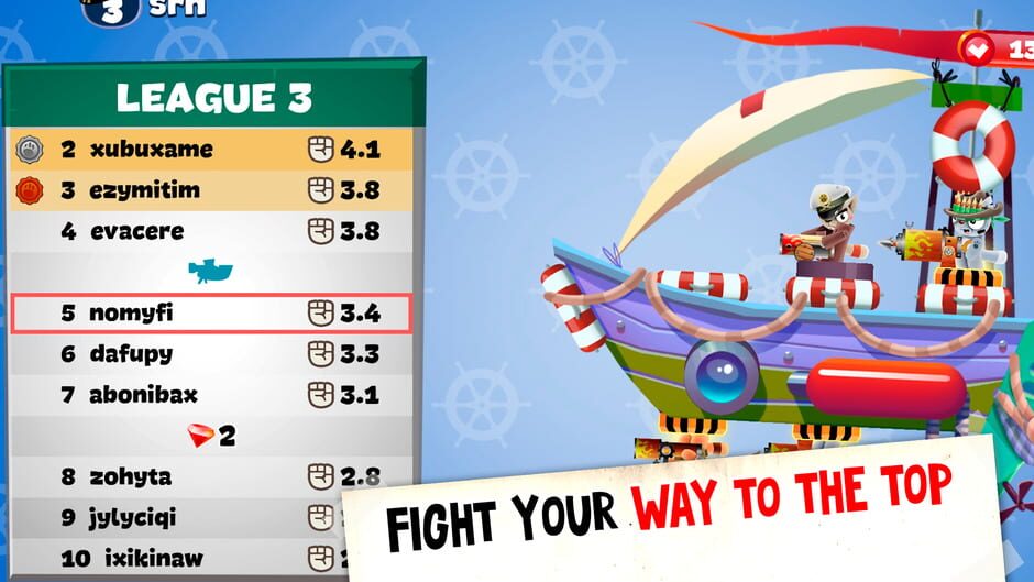 สกรีนช็อตจาก Navy Cats: Ship Battle (รูปที่ 2)