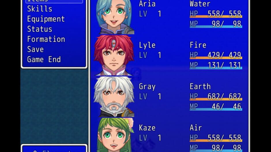 Dreams of the Elements Screenshot