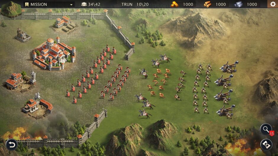 สกรีนช็อตจาก Rome Empire War: Strategy Games (รูปที่ 5)