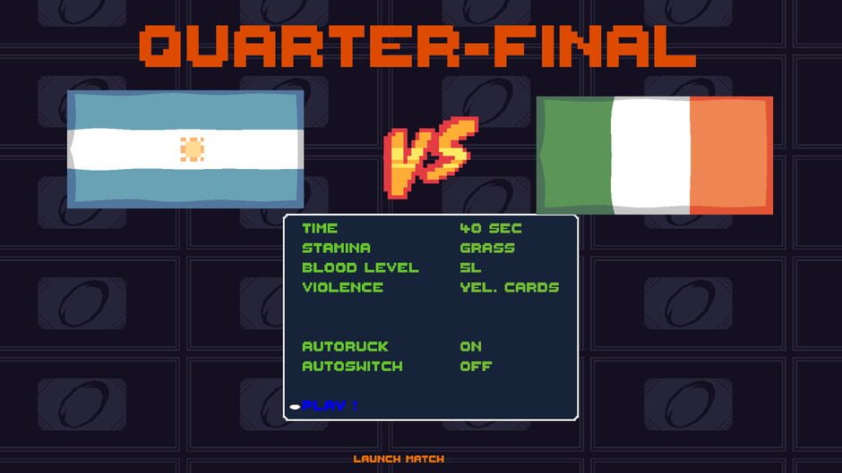 Sensible Blood Rugby Screenshot