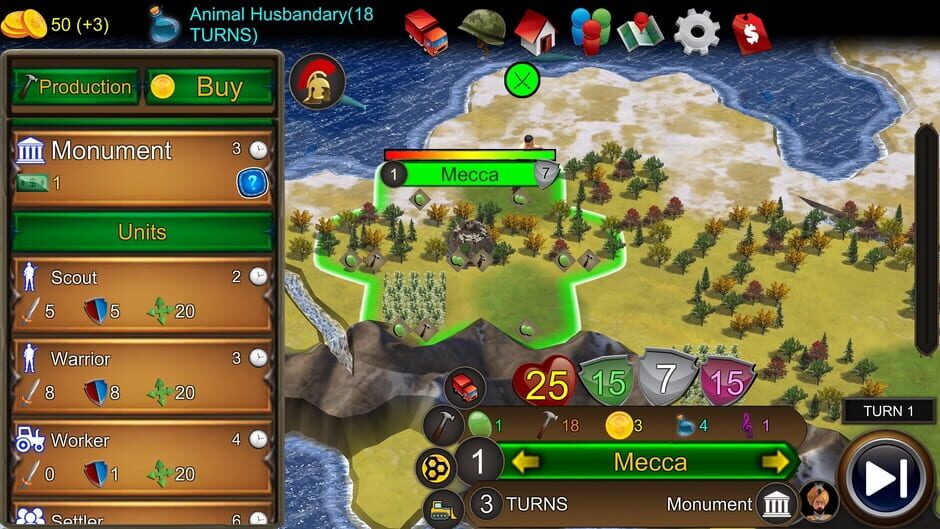 สกรีนช็อตจาก World of Empires 2 (รูปที่ 2)