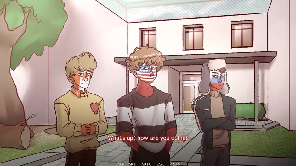 Screenshot Countryhumans: Dating Sim