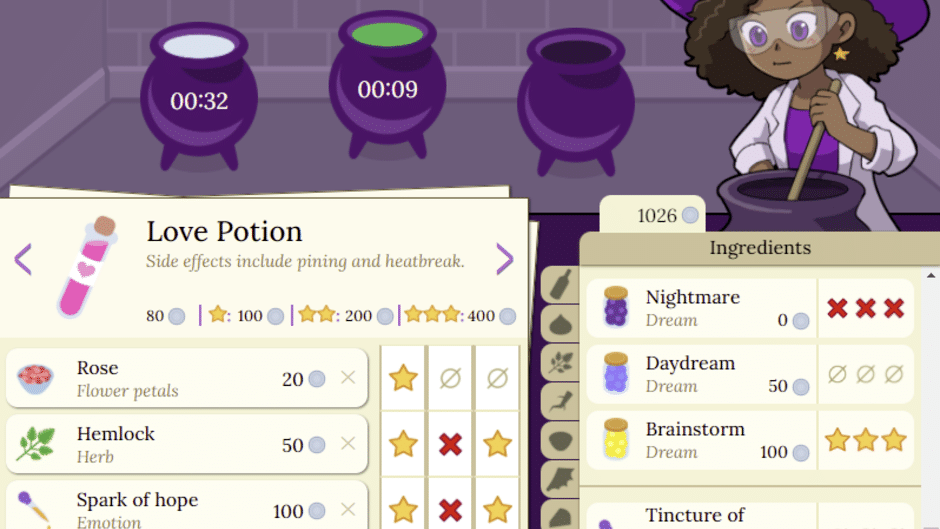 Lizzie's Lucky Potion Shop Screenshot