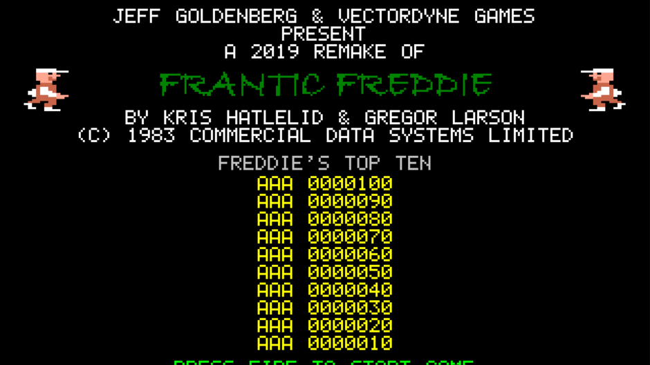 Frantic Freddie Screenshot