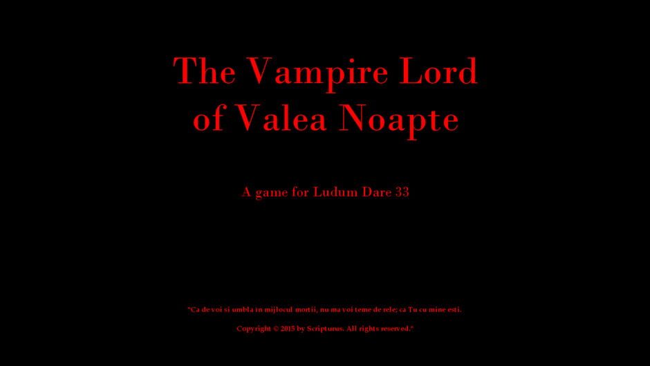 สกรีนช็อตจาก The Vampire Lord of Valea Noapte (รูปที่ 2)