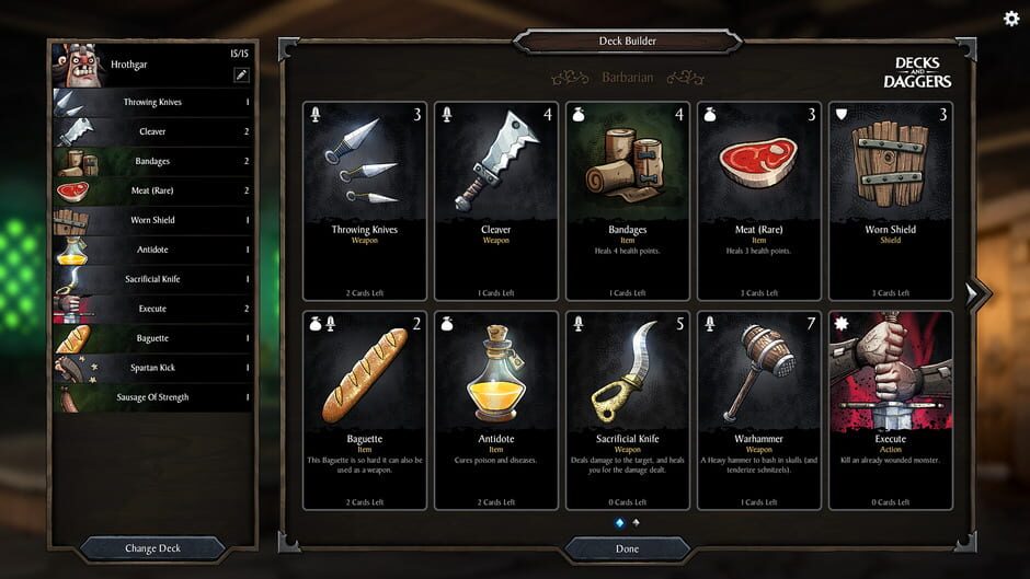 Decks & Daggers Screenshot