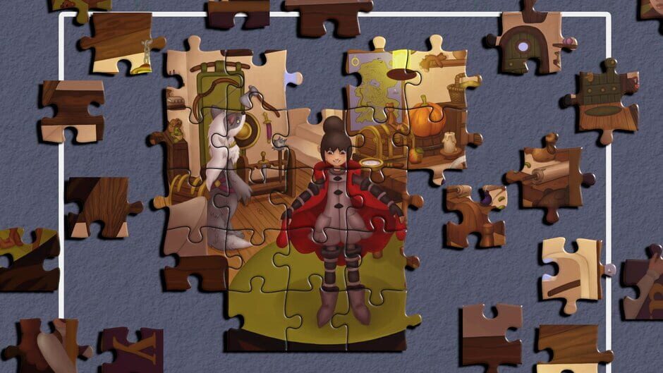 สกรีนช็อตจาก The Adventures of Wolf and Hood: A Jigsaw Tale (รูปที่ 2)