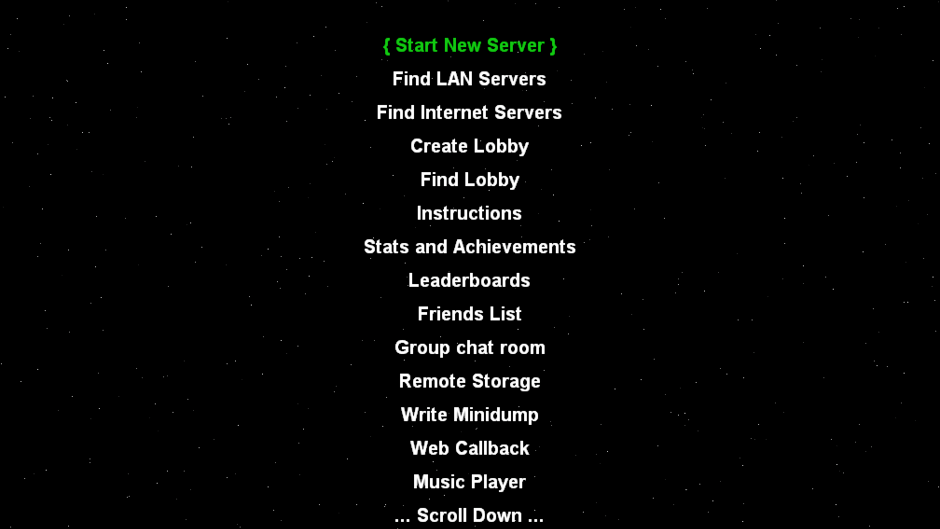 Spacewar Screenshot