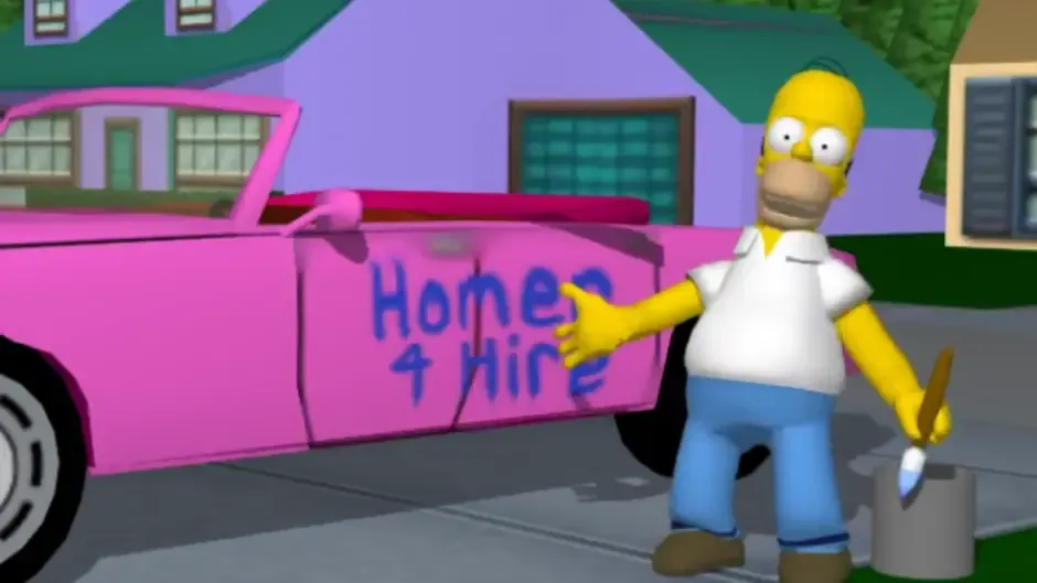The Simpsons: Road Rage, captura de tela 4