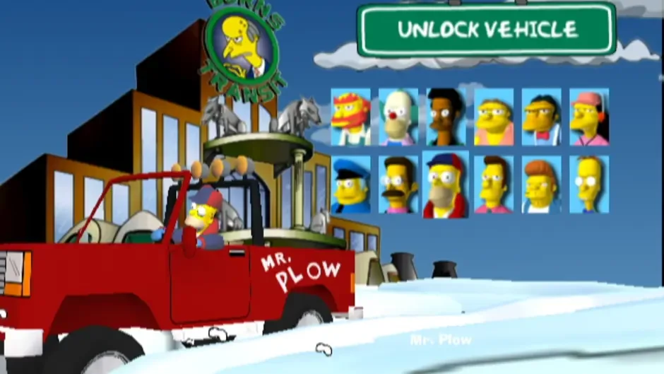 The Simpsons: Road Rage, captura de tela 2