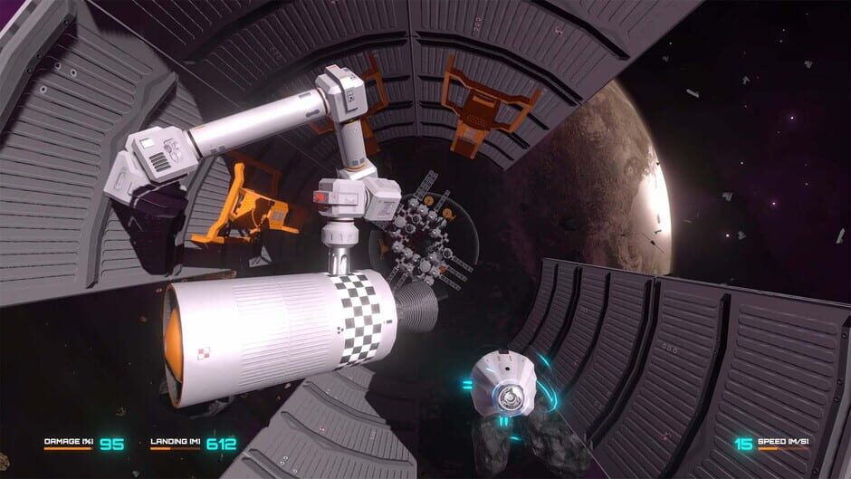 Descent Vector: Space Runner Screenshot