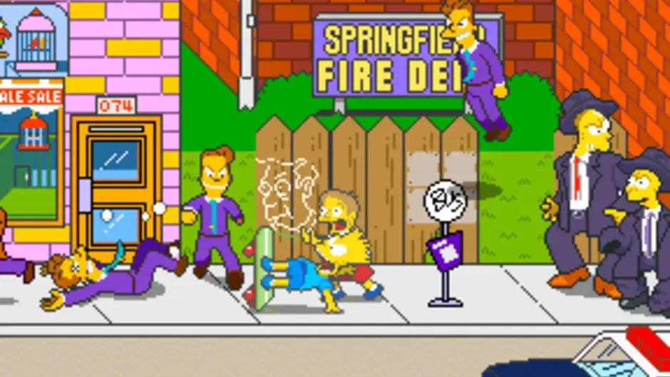 The Simpsons Arcade Game, captura de tela 3