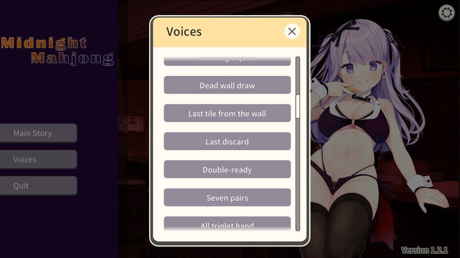 Midnight Mahjong Screenshot