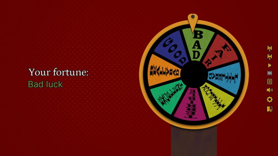 The Wheel of Fortune Screenshot
